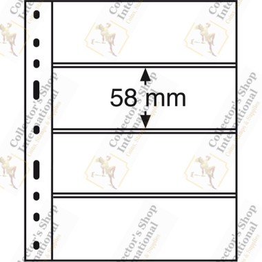 Optima sheets clear 4S 331859