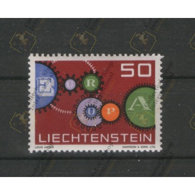 Liechtenstein Cept 1961...