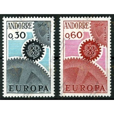 Andorra 1967 Complete set...