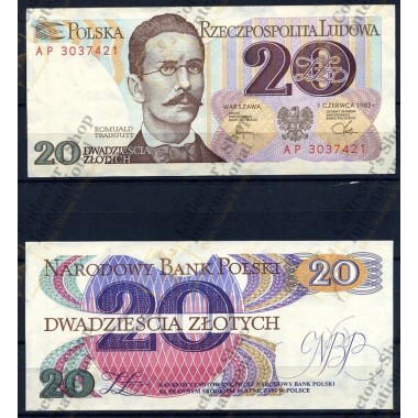 Poland- 20 Zlotych 1982...