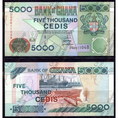 Ghana- 5000 Cedis 2003 P-34...