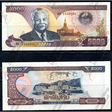 Laos- 5000 Kip 1997 P-34 UNC