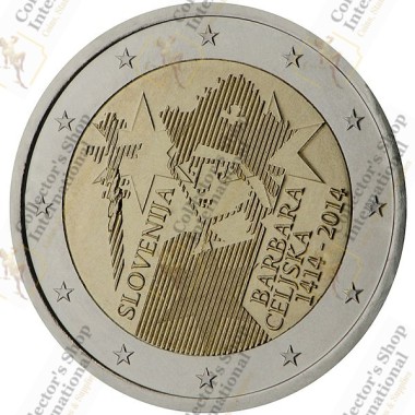 Slovenia 2 euro 2014 "600th...