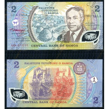 Samoa- 2 Tala 1990 Polymer...