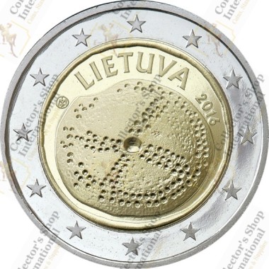 Lithuania 2 euro 2016...