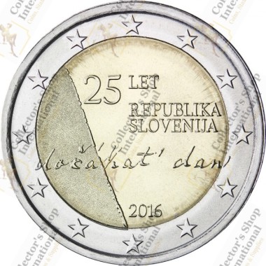 Slovenia 2 euro 2016 '25...