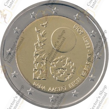 Estonia 2 Euro 2018 "100...