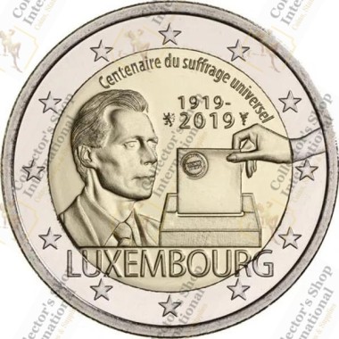 Luxemburg 2 euro 2019...