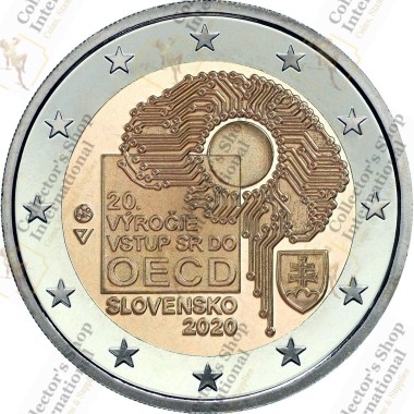 Slovakia 2 euro 2020 "20th...