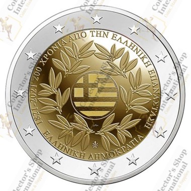 Greece 2 euro 2021 " 200...