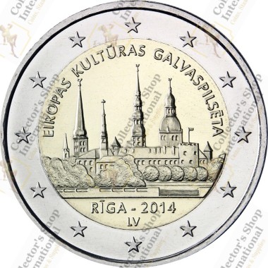 Latvia 2 euro 2014 " Riga -...