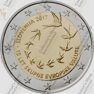 Slovenia 2 euro 2017 "10th...