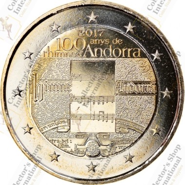 Andorra 2 Euro 2017 100th...