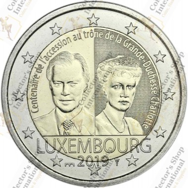 Luxembourg 2 euro 2019 "100...