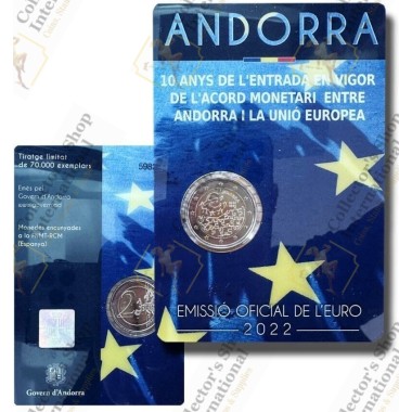 Andorra 2 Euro 2022 10...