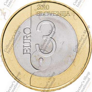 Slovenia 3 Euro Bi-Metallic...