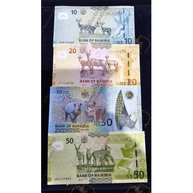 Namibia set of 4 notes...