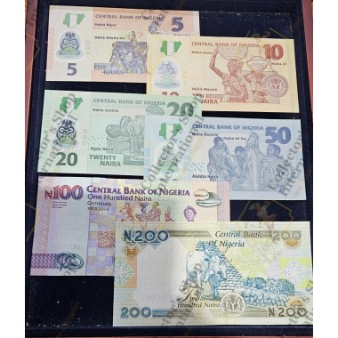 Nigeria set of 6 5-200...