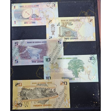 Sierra Leone Set of 5, 1-20...