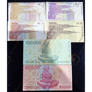 Croatia set of 6 pcs...