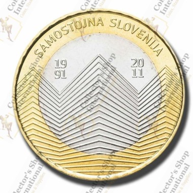 Slovenia 3 Euro Bi-Metallic...