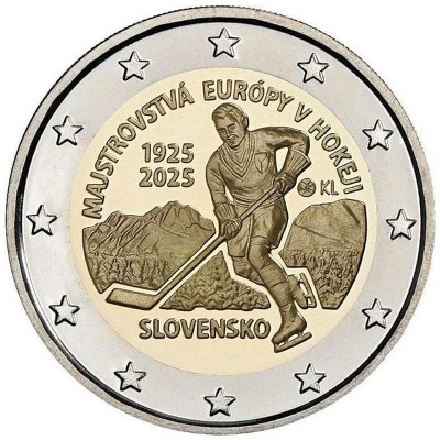 Slovakia 2 Euro 2025...
