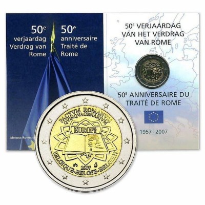 Belgium 2 Euro 2007 "50th...