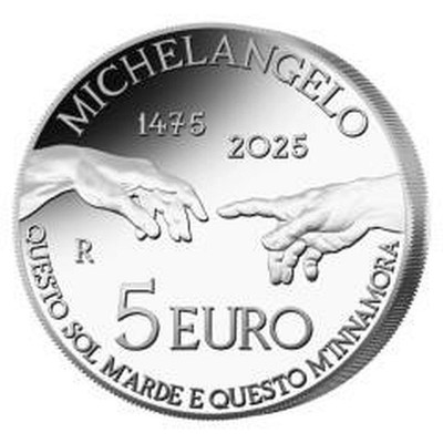 Italy 5 Euro silver 2025...