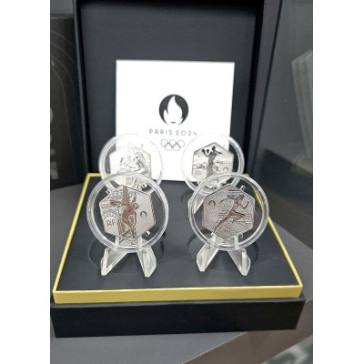 France 4x10 Euro silver...