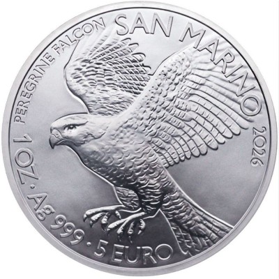 San Marino 5 euro Silver...