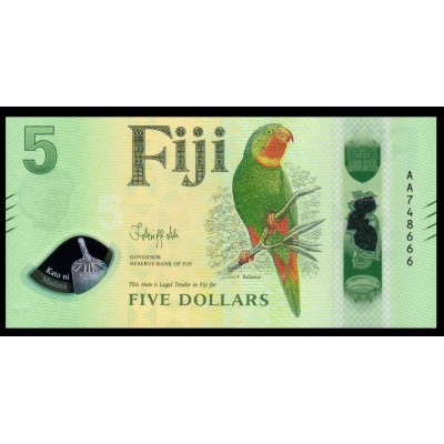 Fiji Islands 5 Dollars 2026...
