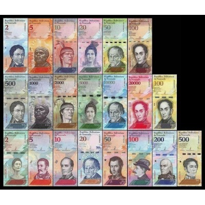 Venezuela Set 21 billetes...