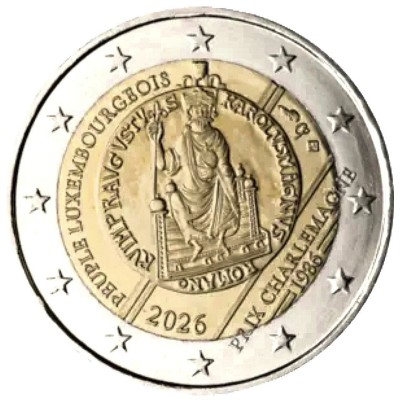 Luxembourg 2 Euro 2026...