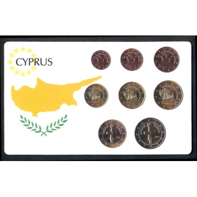 Κύπρος Πλήρες σετ ευρώ 2008...