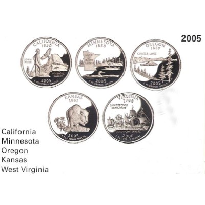 Πλήρες σετ Quarter Dollars...