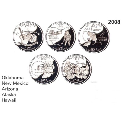 Πλήρες σετ Quarter Dollars...